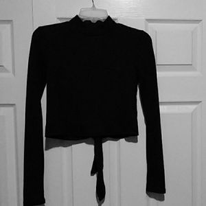 Trutle neck crop top